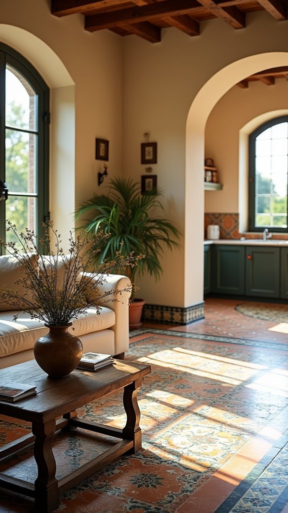 intricate vibrant tile artistry