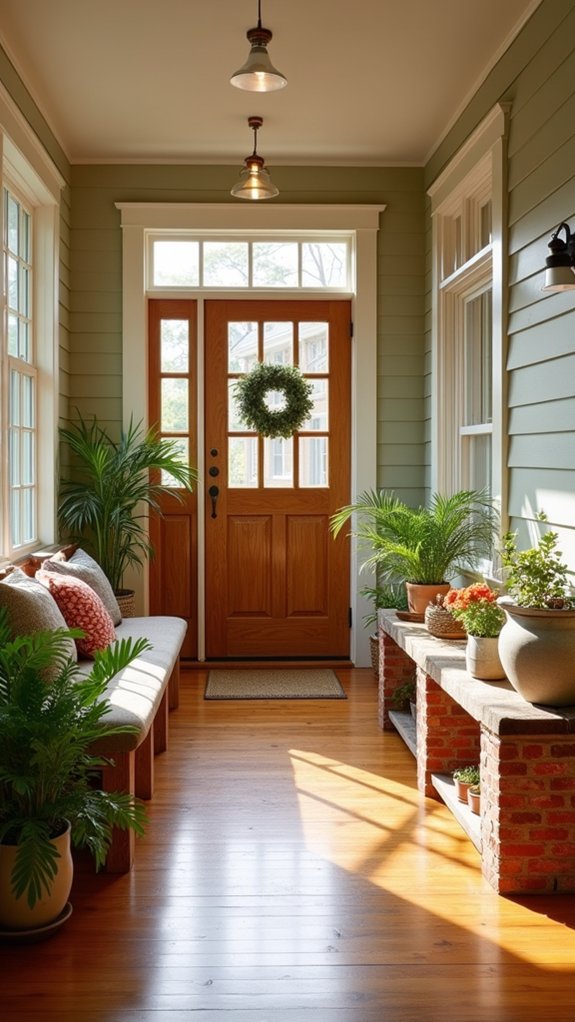 inviting and personalized entryway