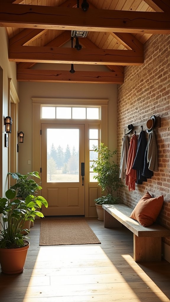 inviting architectural entryway charm