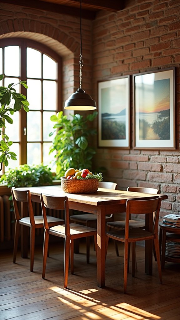 inviting rustic dining spaces