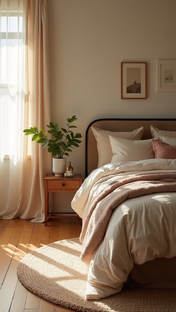 layered bedding for tranquility
