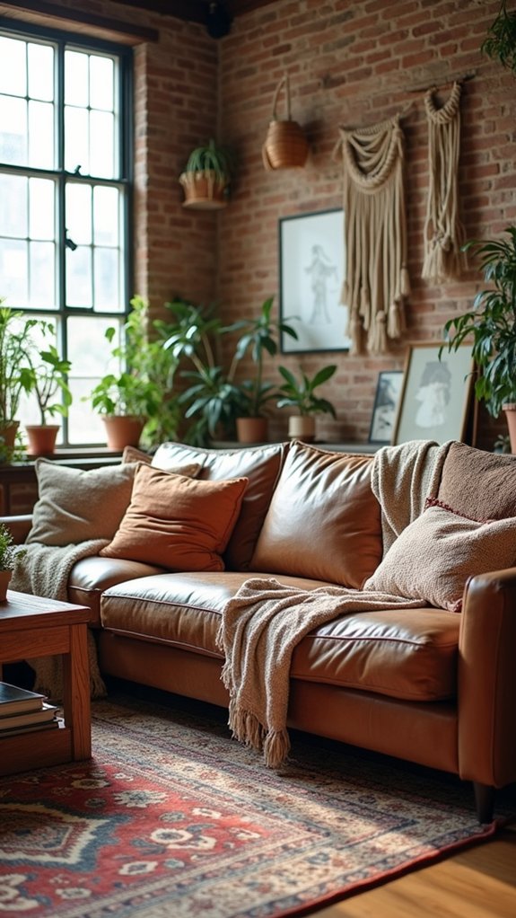 layered cozy fabric textures