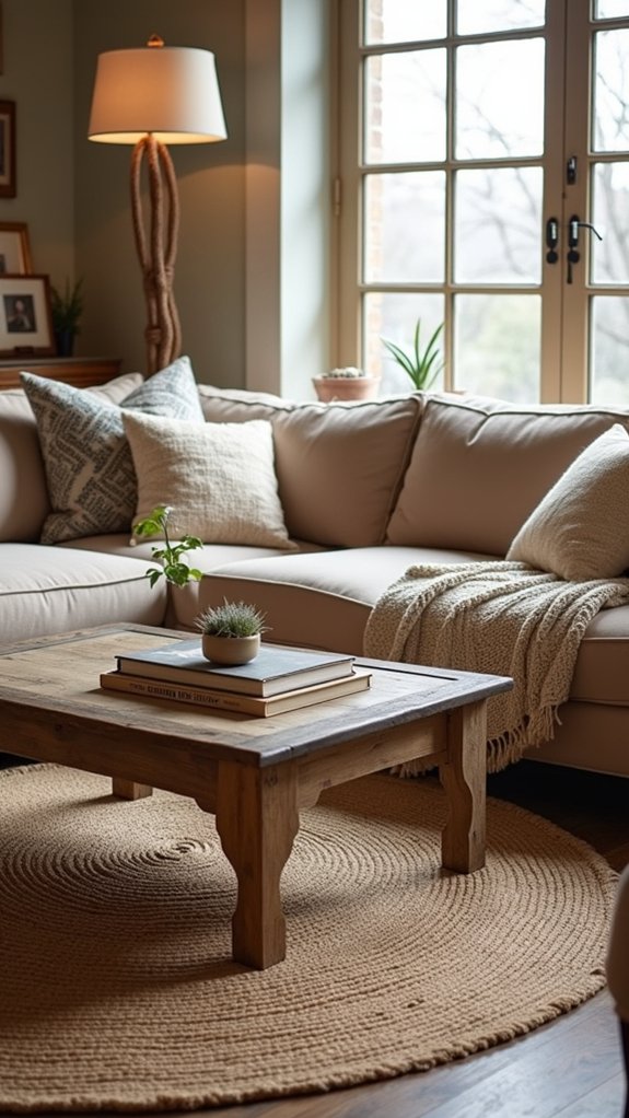 layering rugs enhances comfort