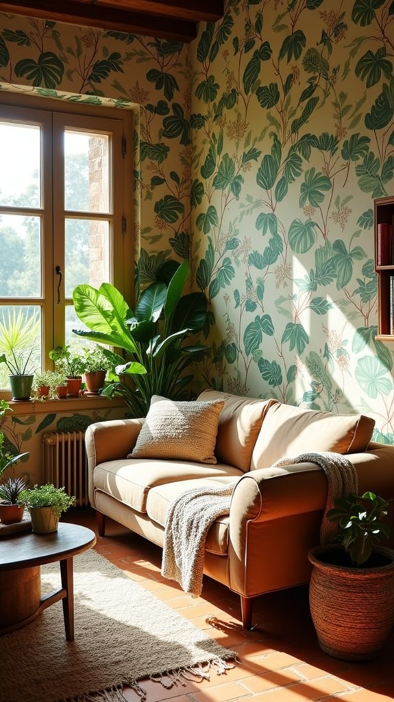lush botanical prints brighten spaces