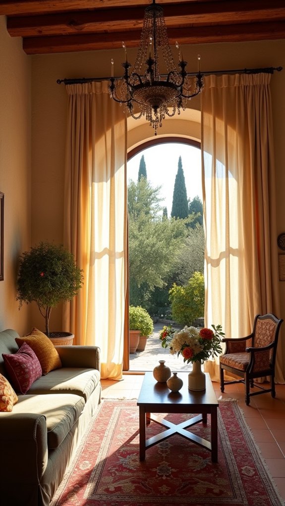 luxurious textures enhance elegance