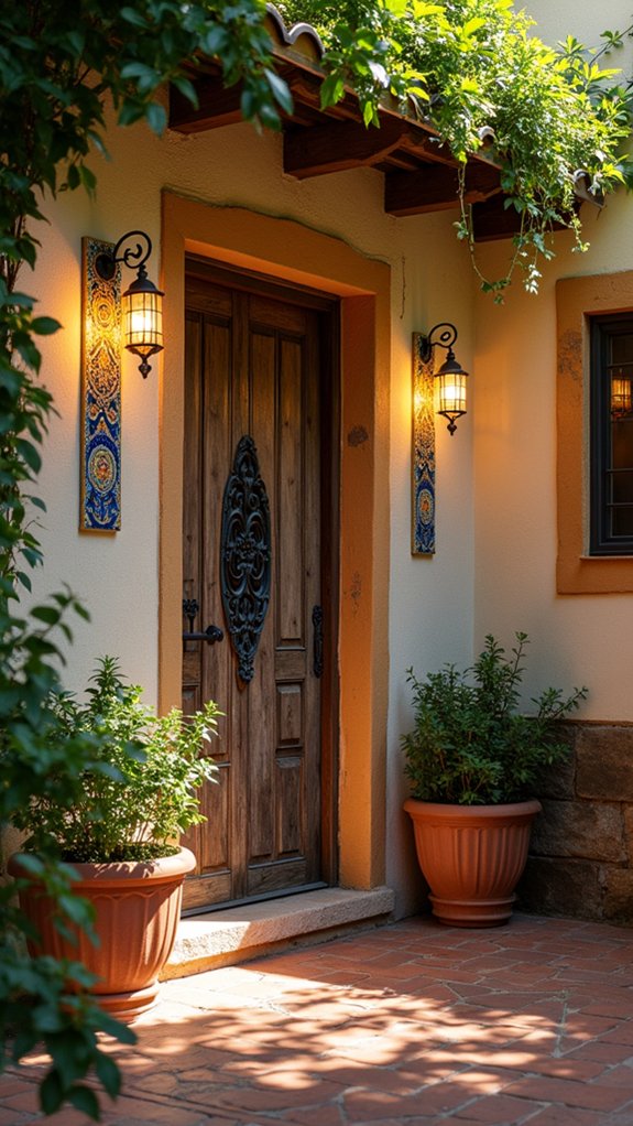 mediterranean artistic wall fixtures