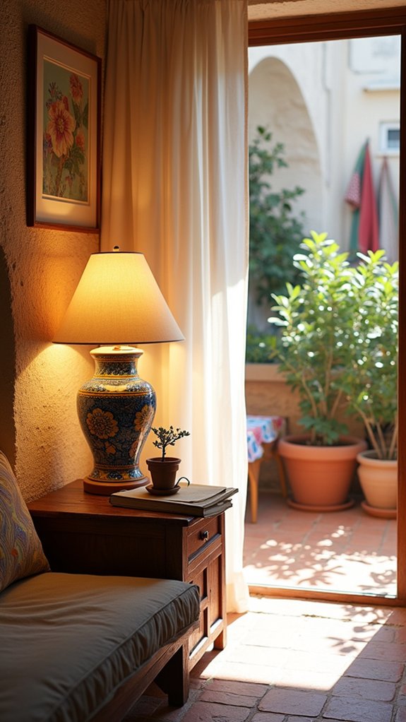 mediterranean patterned stylish lamps