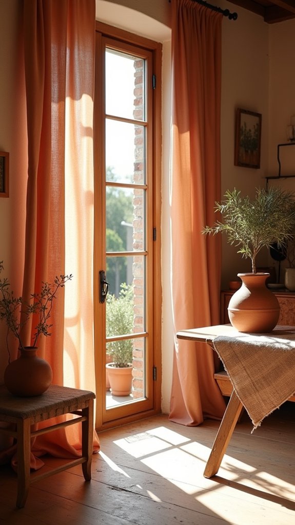 mediterranean warm terracotta charm