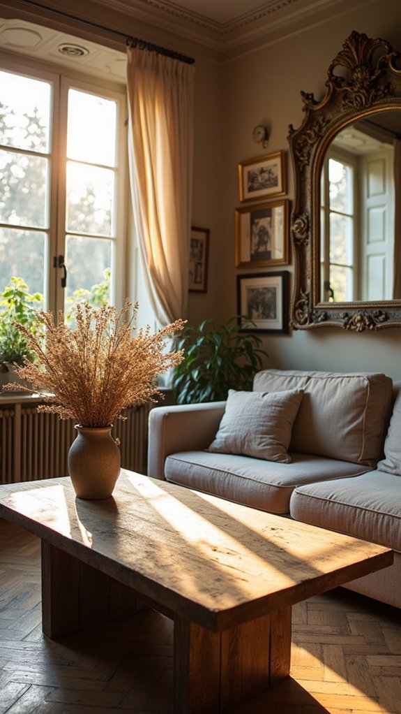 mirrors amplify natural light