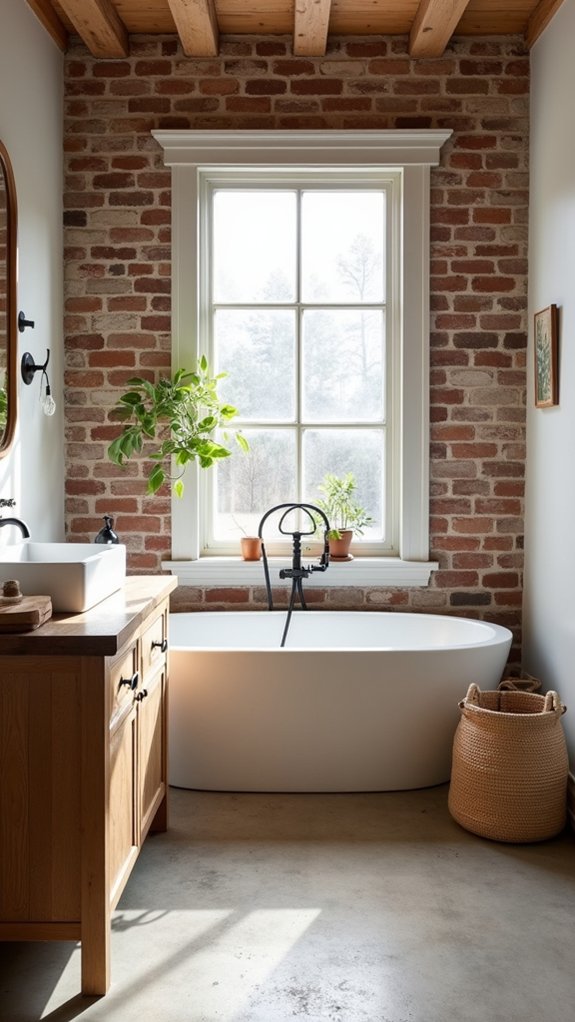 mixed materials create contrast