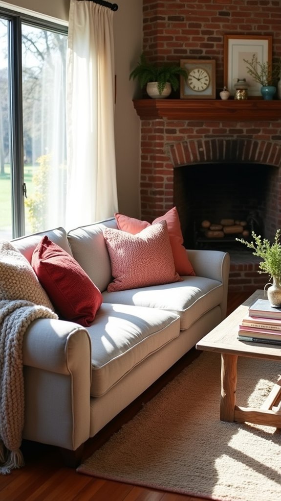 mixing textures for warmth