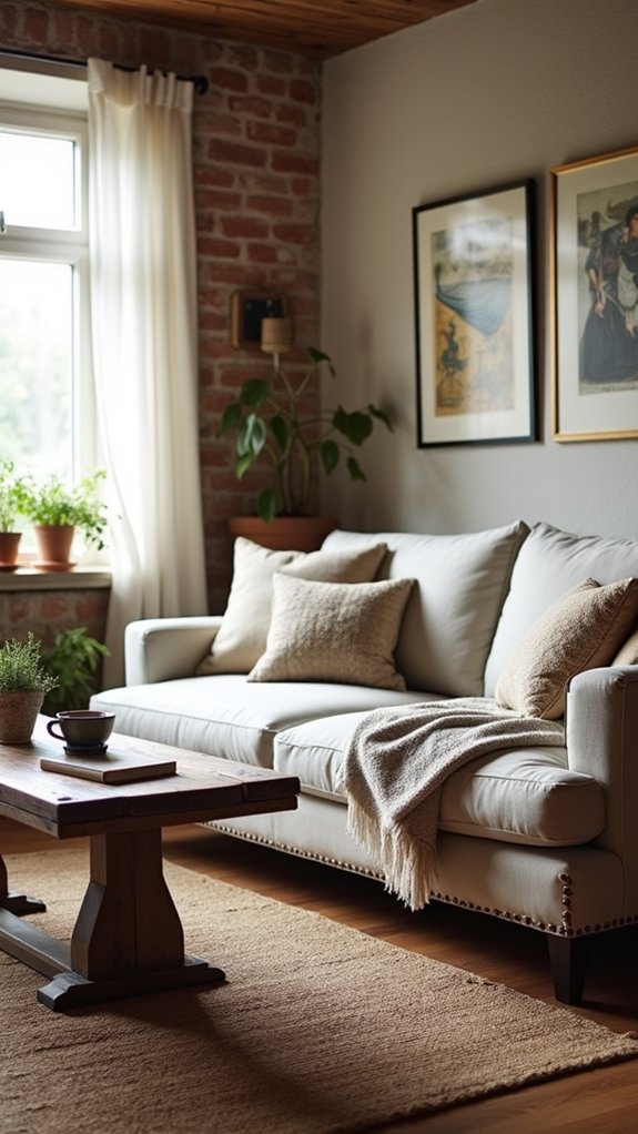 mixing textures for warmth