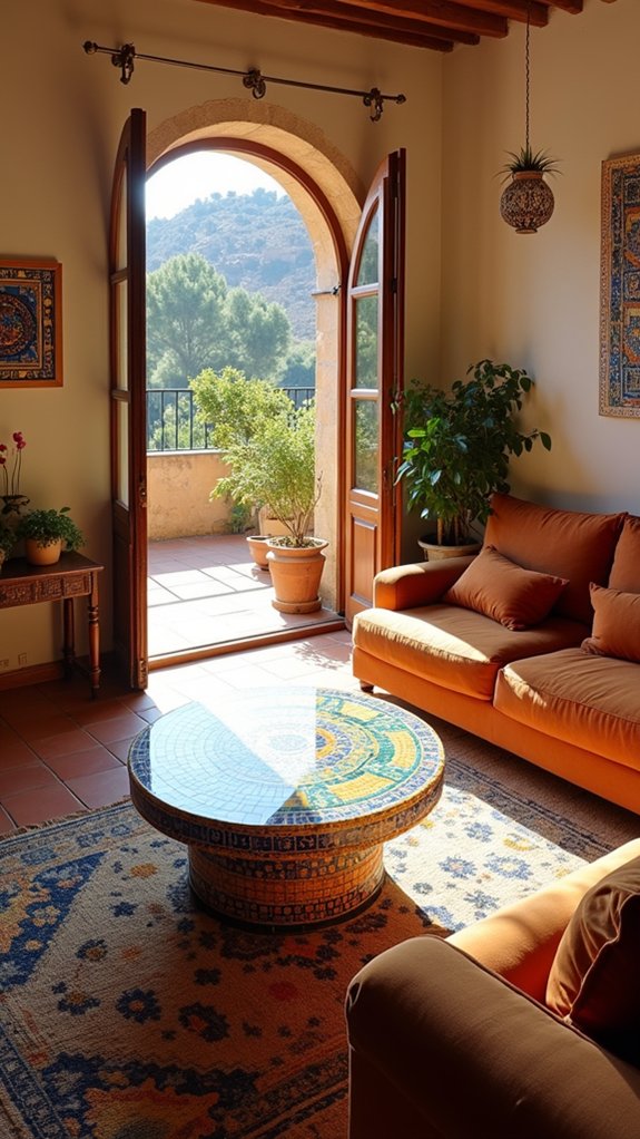 mosaic patterns enhance spaces