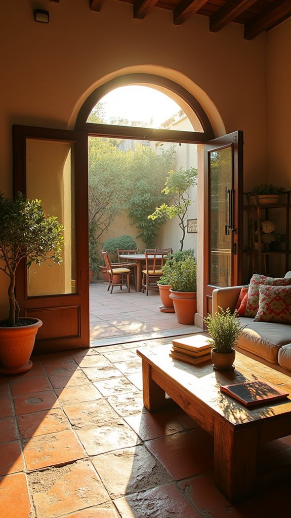 natural light enhances interiors