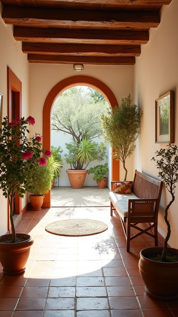 open spacious cohesive entryway