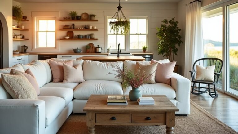 relaxed coastal farmhouse interiors