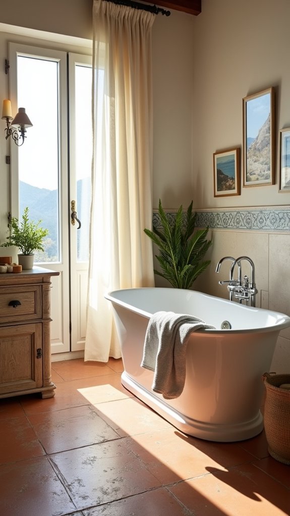 relaxing spa like retreat ambiance