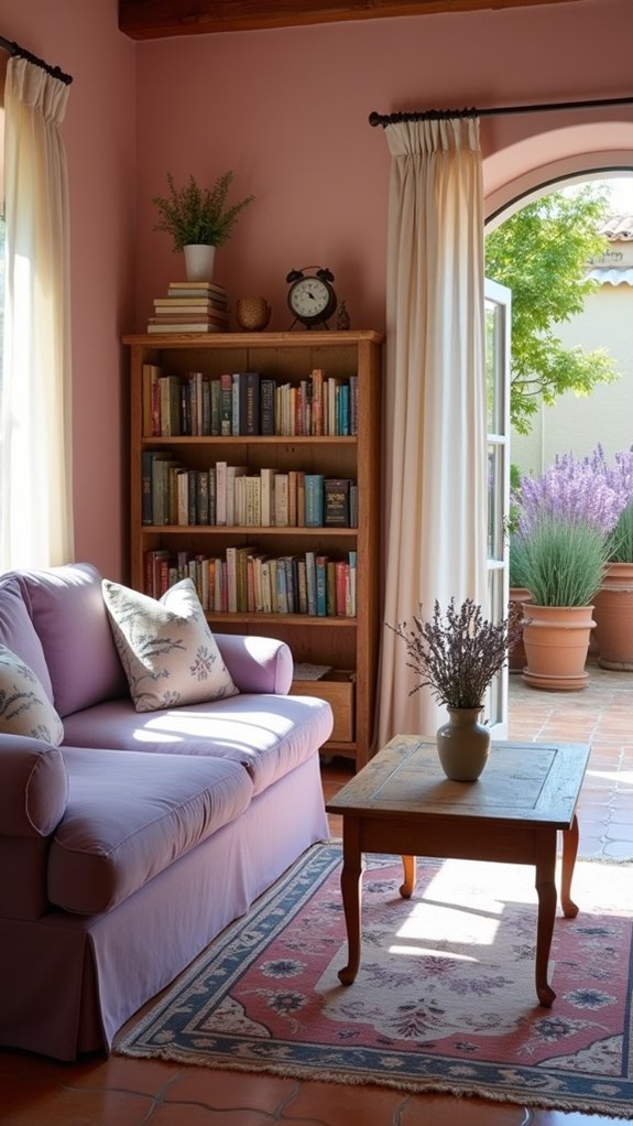 romantic lavender dusty rose