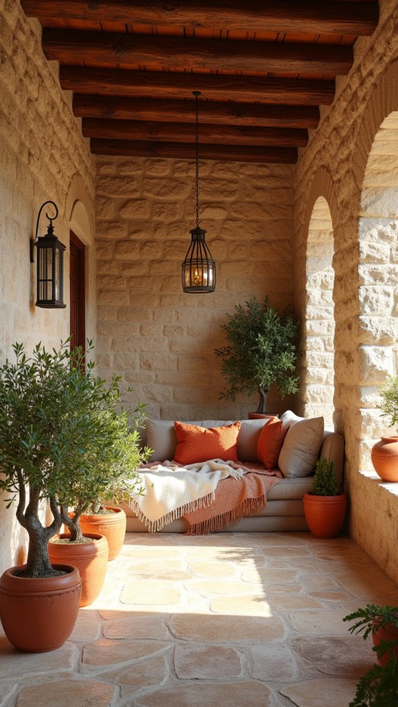 rustic antique stone charm