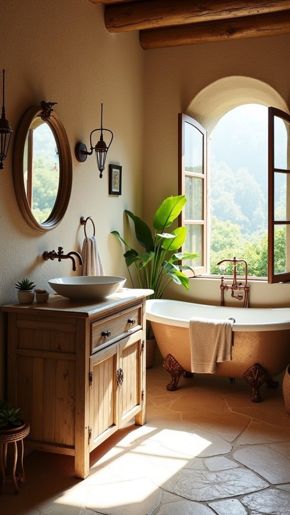 rustic charm with natural stone