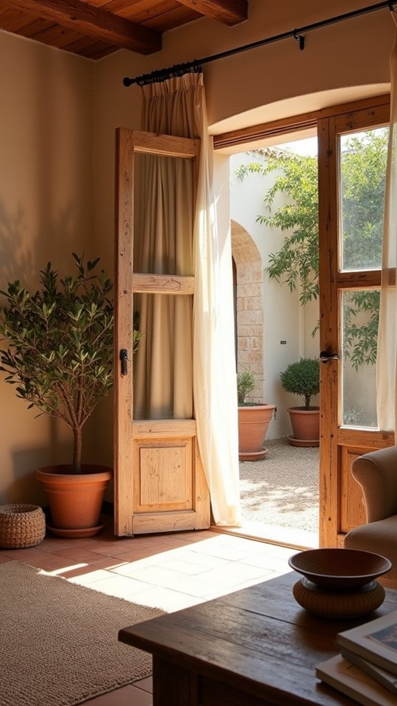 rustic warmth and authenticity