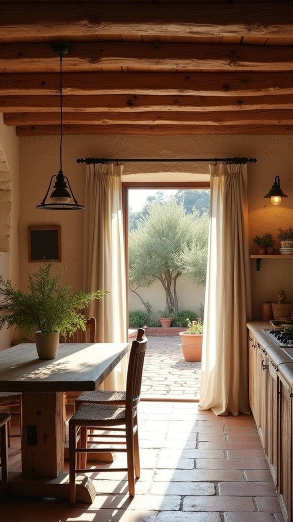 rustic warmth and charm