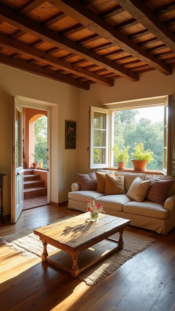 rustic warmth and charm