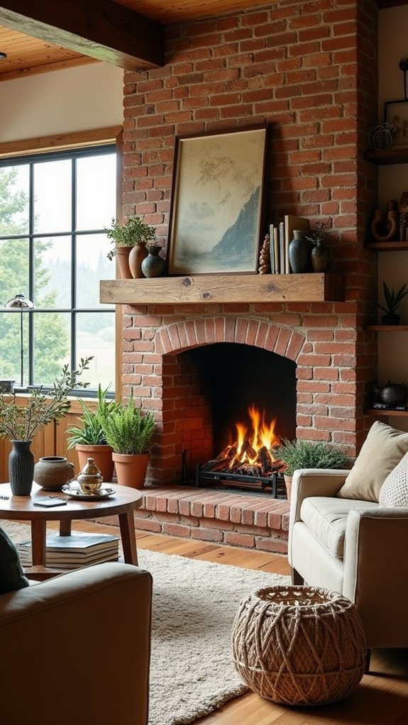 rustic warmth and charm
