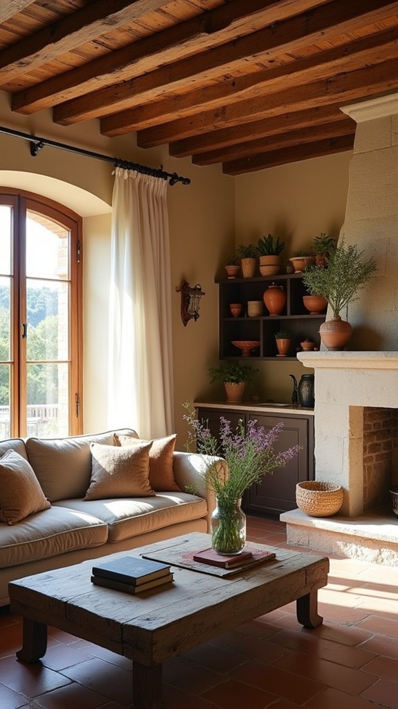 rustic warmth and elegance