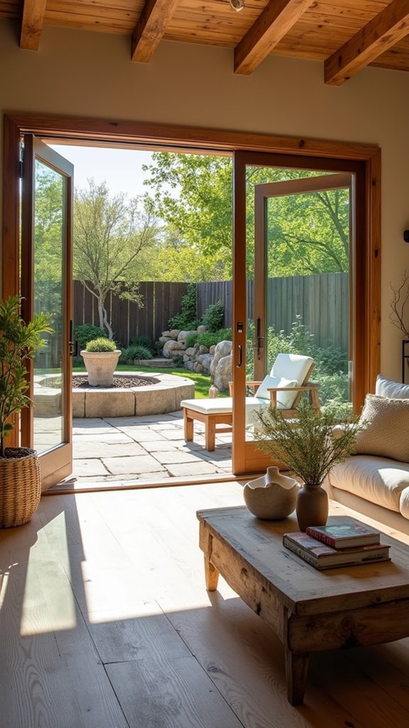 seamless indoor outdoor connection