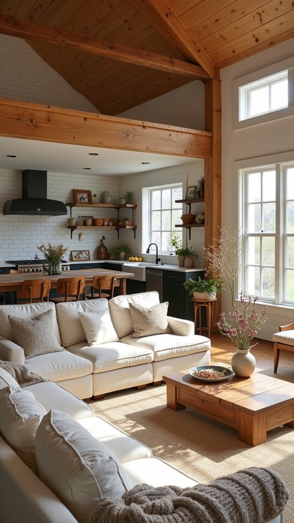 seamless open floor design