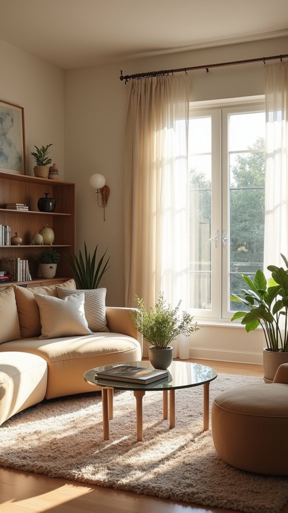 serene curves and lines