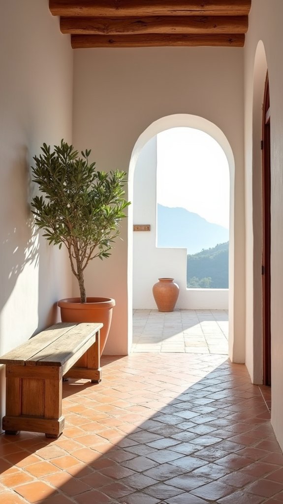 serene mediterranean minimalist decor