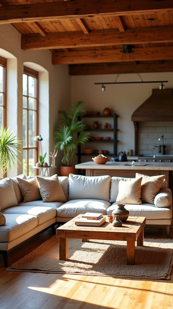 serene neutral open concept