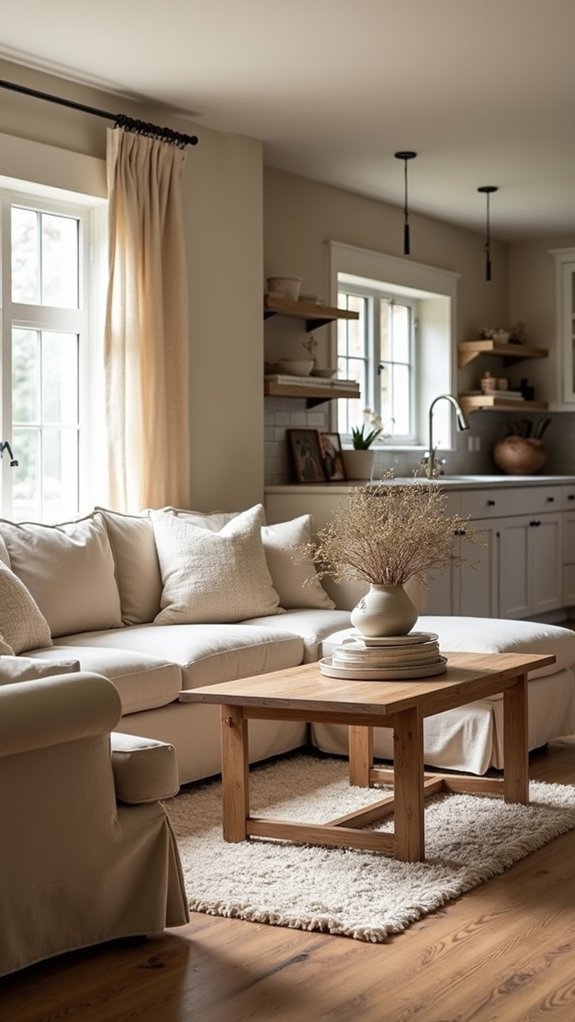 serene neutral tone ambiance
