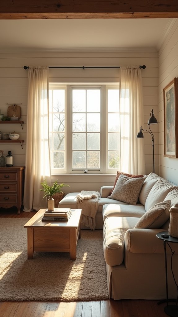 shiplap enhances cozy interiors