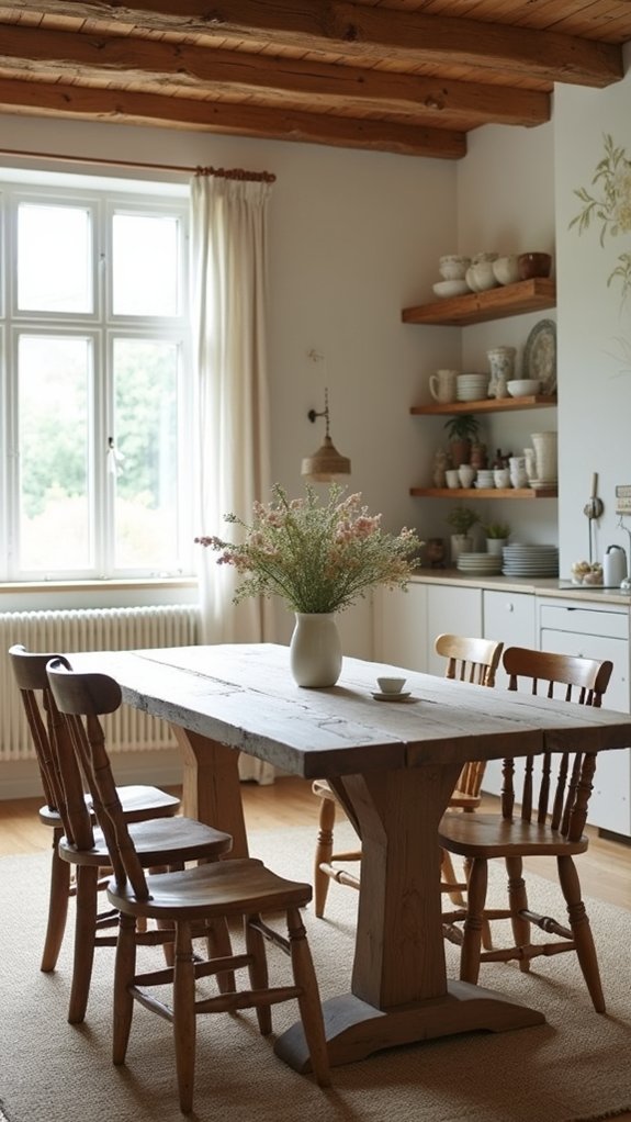 soft neutral dining room