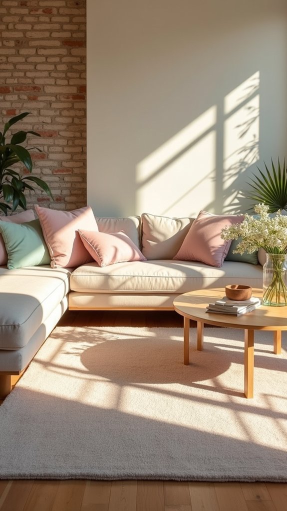 soft pastels create serenity