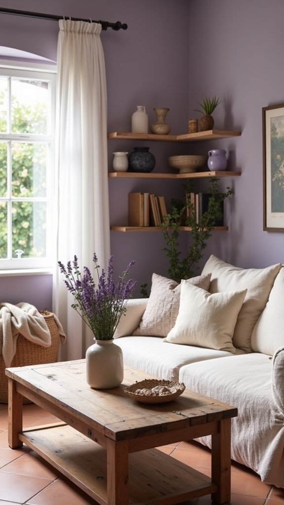 soothing lavender gray palette