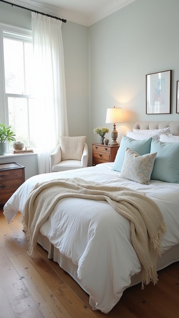 soothing light color palette