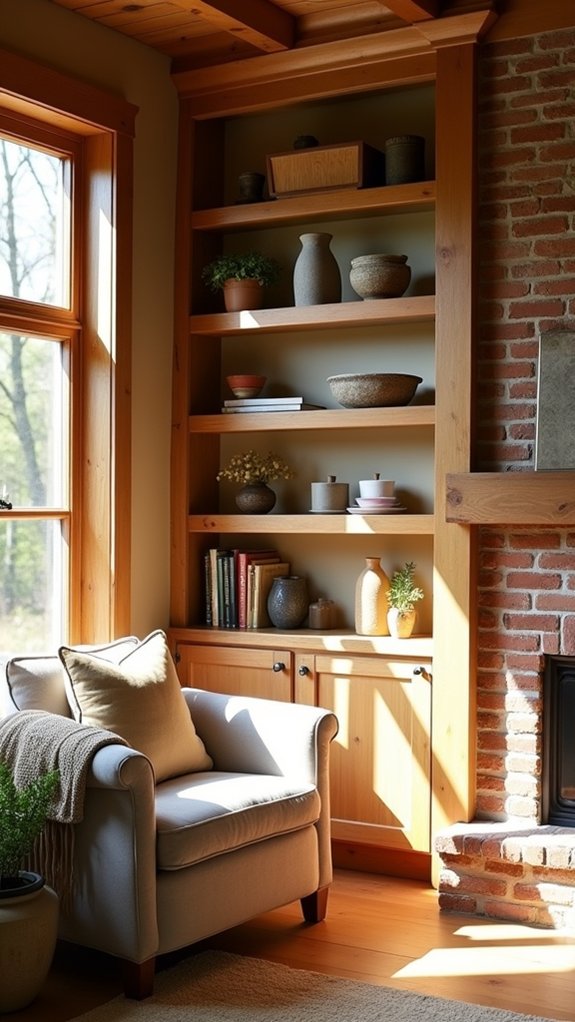stylish and functional shelving