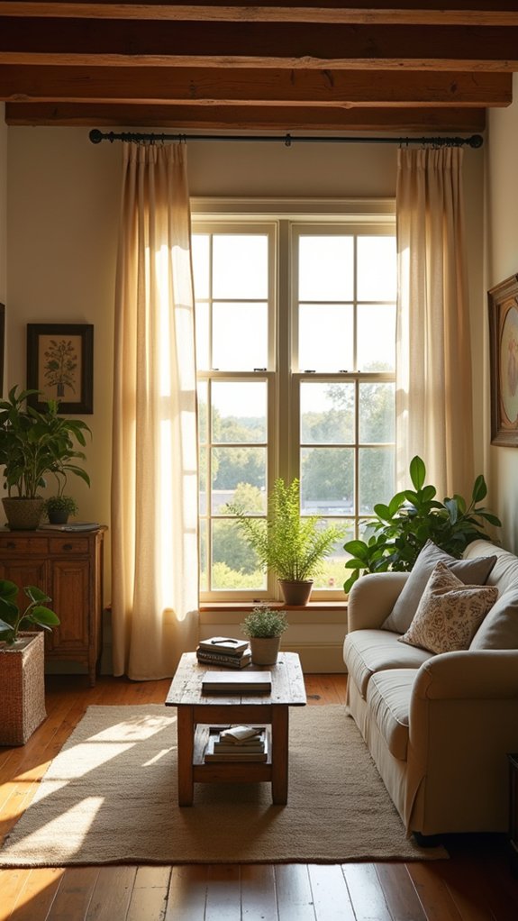stylish natural window treatments