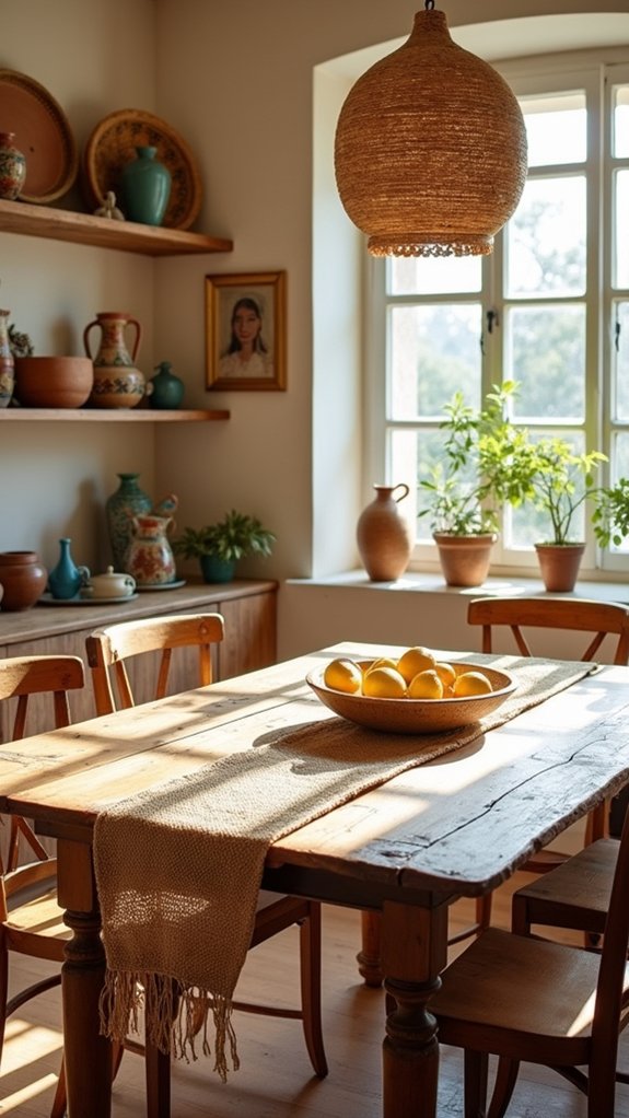 stylish open shelving decor