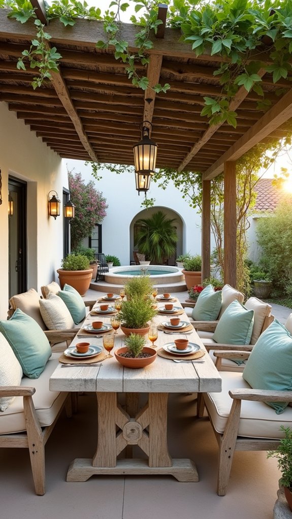 stylish outdoor entertaining spaces