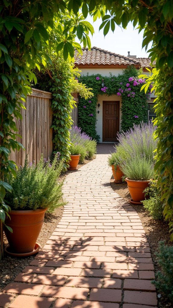 terracotta tiles for pathways