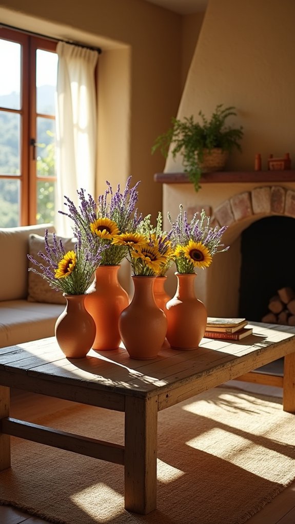 terracotta vases enhance charm
