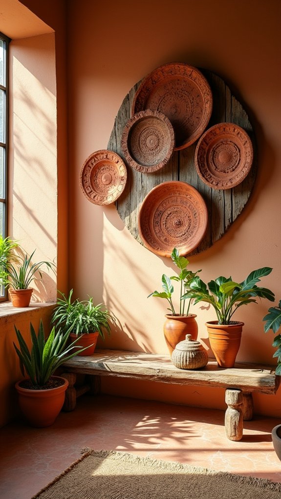 terracotta wall art elegance