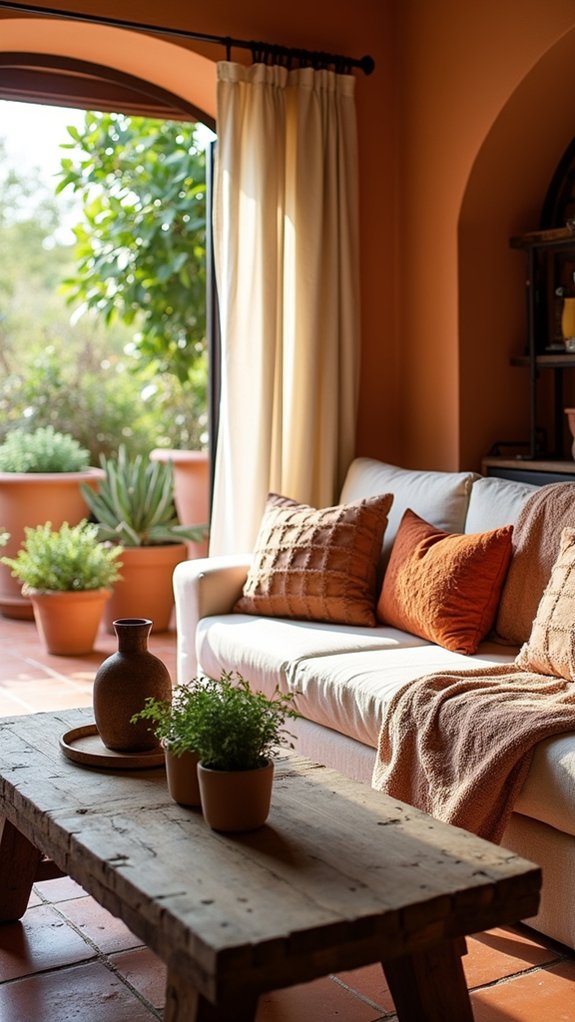 textured terracotta home decor