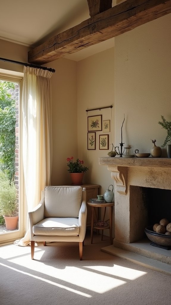 textured walls enhance interiors