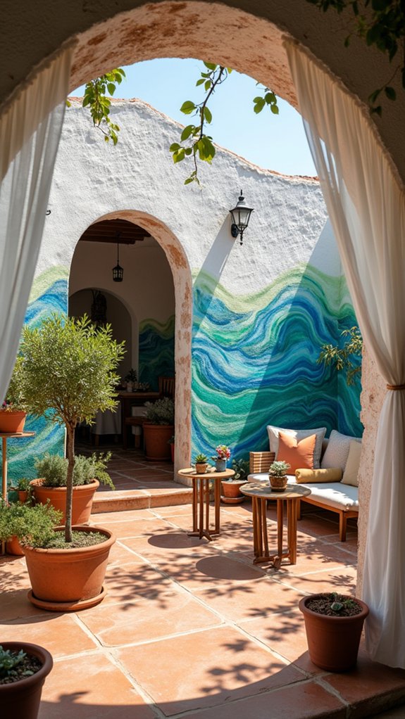 transformative artistic wall murals